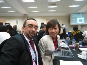 Con Prof. Jingjing Zhang, Co-Directora del Big Data Centre, Beijing Normal University (China)