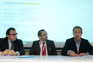 De izquierda a derecha: Mariano Vivancos, Daniel Burgos y Fabián García Pastor