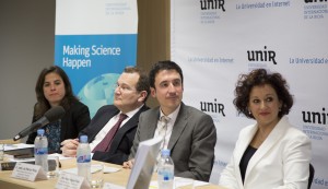 De izquierda a derecha: Esperanza Vergara-Moragues, José María Vázquez García-Peñuela, José Luis Blanco, y Violeta Miguel Pérez