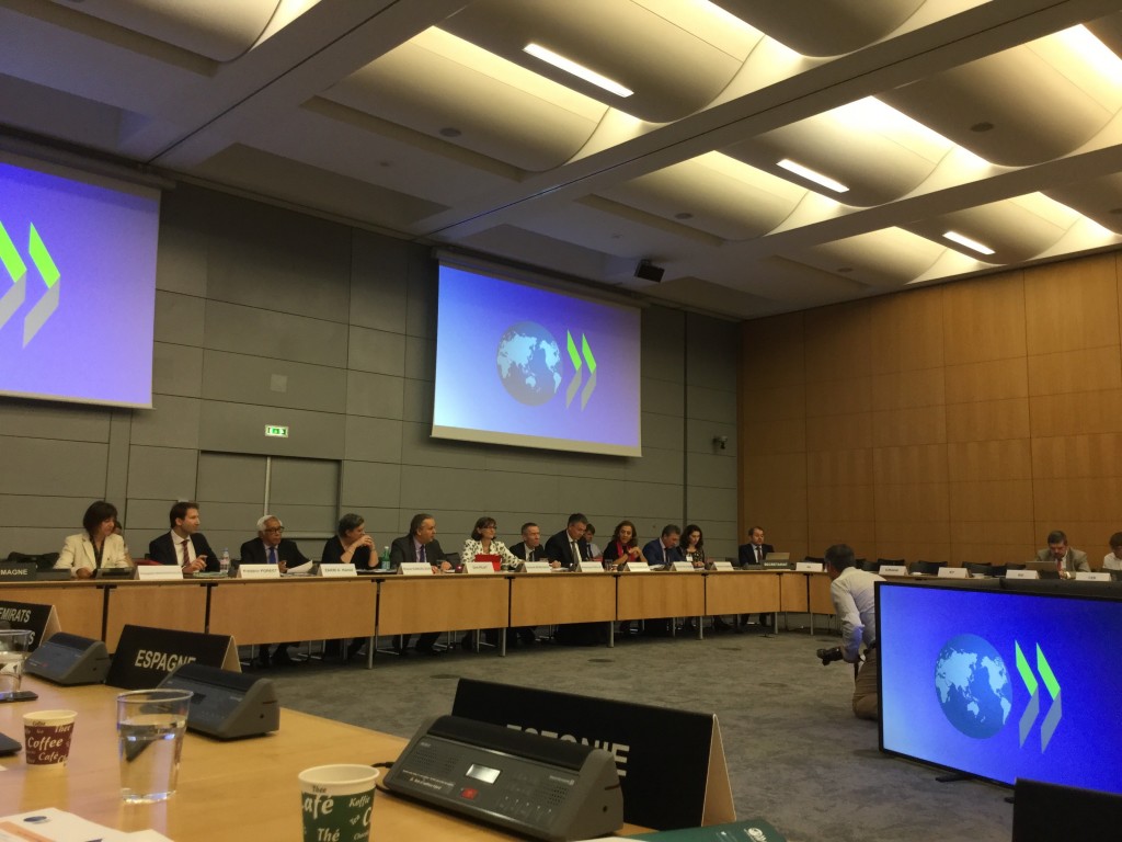 General view of the meeting at OCDE headquarters, Paris