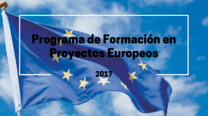 Icono-Programa de Formación en Proyectos Europeos 2017